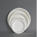 BPI Approved Disposable Composable Sugarcane Bagasse Round Hot Plate